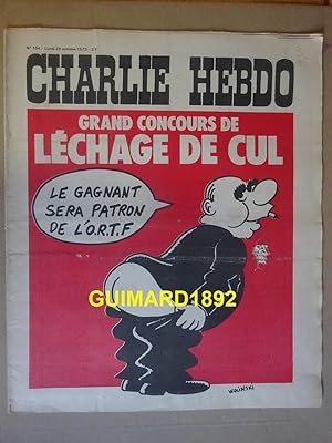 Charlie Hebdo n°154 29 octobre 1973 Grand concours de léchage de cul Le gagnant sera patron de l'...