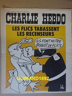 Charlie Hebdo n°224 3 mars 1975 Les flics tabassent les recenseurs