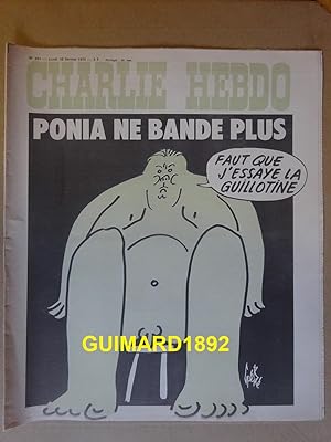 Charlie Hebdo n°221 16 février 1975 Ponia ne bande plus
