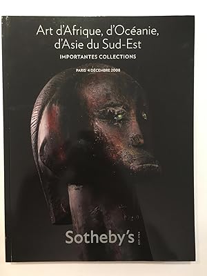 Art d'Afrique, d'Océanie, d'Asie du Sud-Est : Importantes collections : auction, Paris, Galerie G...