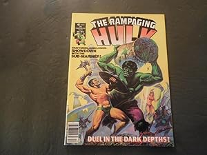 Rampaging Hulk #6 Dec 1977 Bronze Age Marvel Comics BW Magazine