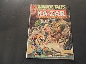 Savage Tales #6 Sep 1974 Bronze Age Marvel Comics BW Magazine