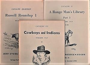 GROUP OF FOURTEEN (14) CATALOGS ISSUED BY JEFF DYKES / WESTERN BOOKS, 1967-1984