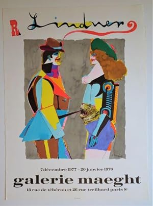 R. Lindner Galerie Maeght: Exhibition Poster