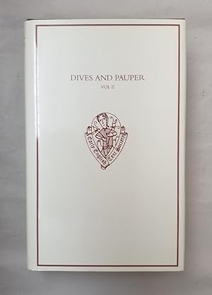 Dives and Pauper: Volume II: Introduction, Notes, and Glossary (=Early English Text Society Origi...