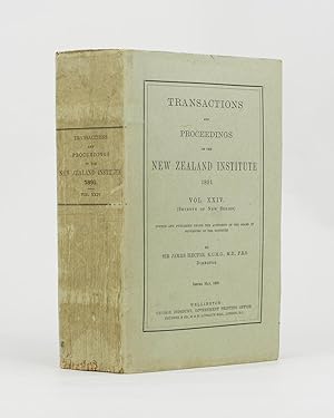 Transactions and Proceedings of the New Zealand Institute, 1891. Volume XXIV (Seventh of New Series)