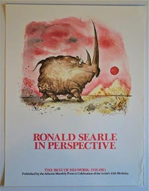 Ronald Searle in Perspective; The Best of His Work 1938-1985: Promotional Poster