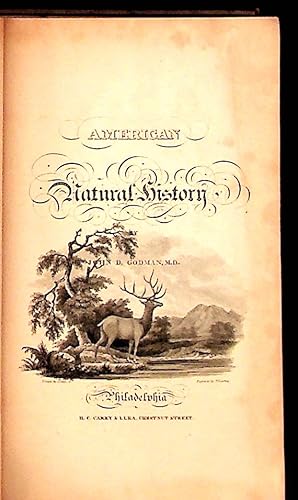 American Natural History: Volume II, Part I.- Mastology