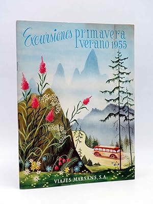 EXCURSIONES PRIMAVERA VERANO 1955. Viajes Marsans, 1955