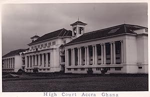 High Court Accra Ghana Real Photo Plain Back Postcard