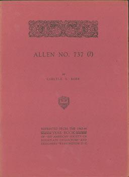 Allen No. 737 (?).