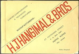 H. Jhangimal & Bros. Carved Camphorwood & Teakwood. Trade Catalog