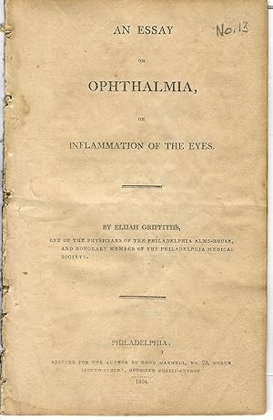 AN ESSAY ON OPHTHALMIA, OR INFLAMMATION OF THE EYES