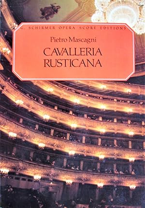 Cavalleria Rusticana. Opera Score Edition
