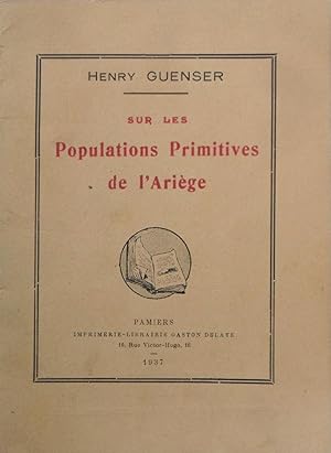 Sur les Populations Primitives de l'Ariège