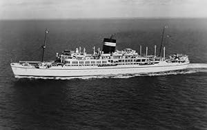 SS Uganda Ship East Africa Line Service Real Photo Postcard