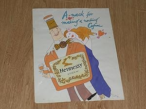 Original Watercolour: A Nack for Making a Necking Cognac: Hennessy Cognac 1999.