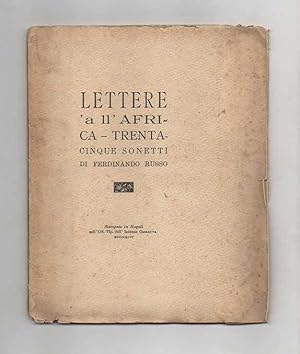 Lettere a llAfrica [allAfrica]. 35 sonetti