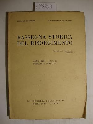 Rassegna storica del Risorgimento - Anno 1936 - Vari numeri