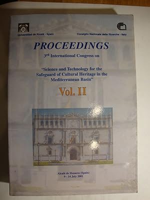Proceedings 3rd International Congress on - Science and Technology for the Safeguard of Cultural ...