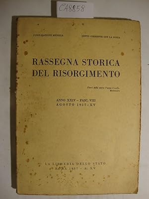 Rassegna storica del Risorgimento - Anno 1937 - Vari numeri