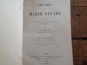 MARIE STUART Lettres