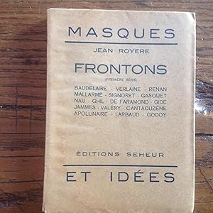 MASQUES et IDEES - FRONTONS - 1 ère serie.