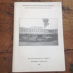 Mémoires du Centre Beaunois d'Etudes Historiques
