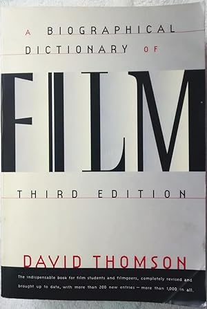 A Biographical Dictionary of Film