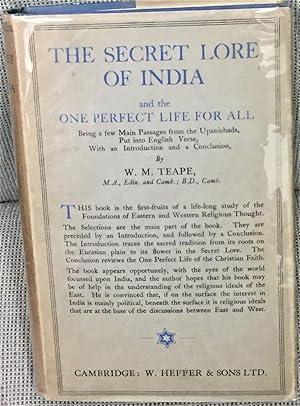 The Secret Lore of India, and The One Perfect Life for All