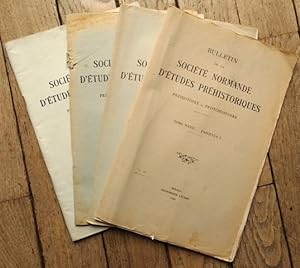 Bulletins de la Société Normande d'Études préhistoriques - tome XXXV - fascicules I, II, III et IV