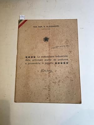 La coltivazione industriale delle principali piante da profumo e aromatiche in Liguria.