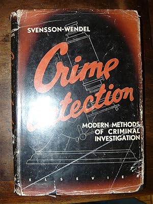 Crime detection. MODERN METHODS OF CRIMINAL INVESTIGATION