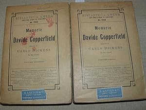 Memorie di David Copperfield. Romanzo di Charles Dickens (in due volumi). Due volumi
