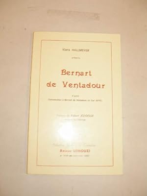 BERNAT DE VENTADOUR D' APRES L' INTRODUCTION A BERNART DE VENTADORN DE CARL APPEL