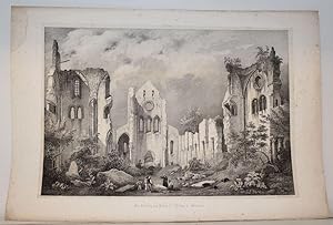 Vue générale des Ruines de l'Abbaye de Mortemer.