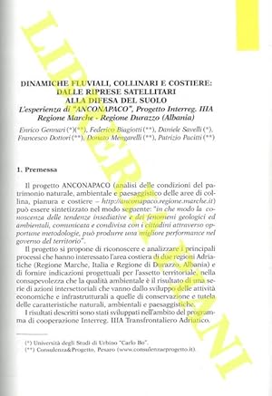 Dinamiche fluviali, collinari e costiere: dalle riprese satellitari alla difesa del suolo. L'espe...