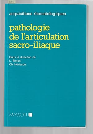 Acquisitions rhumatologiques : Pathologie de l'articulation sacro-iliaque