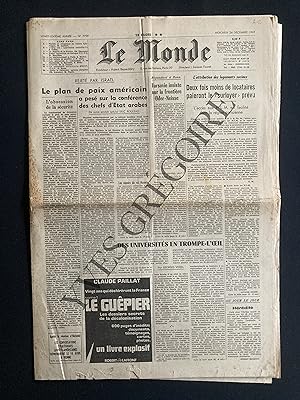 LE MONDE-N°7759-MERCREDI 24 DECEMBRE 1969-JOSEF VON STERNBERG