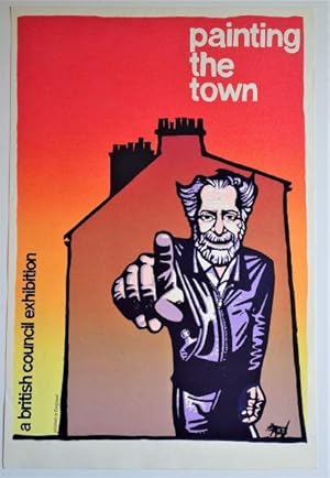 Painting the Town; A British Council Exhibition: Silkscreen Exhibition Poster
