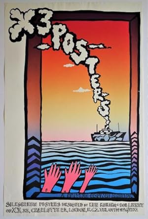 X3 Posters ; A British Council Exhibition: Silkscreen Exhibition Poster