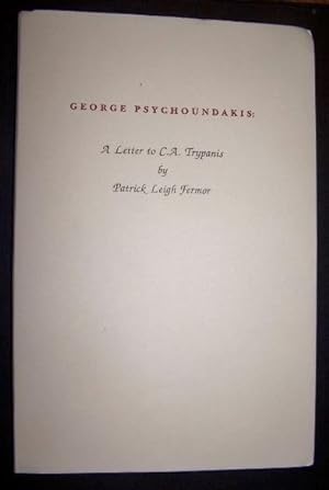 George Psychoundakis : A Letter To C. A. Trypanis [with a manuscript letter from Dr. John Leatham...