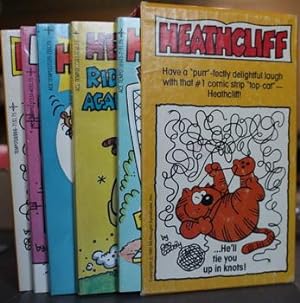 HEATHCLIFF paperback Box set, with 5 books . (Included = Public Pussycat #1; The Cat of the Centu...