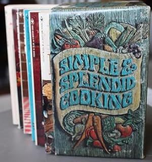 SIMPLE & SPLENDID COOKING paperback Box set, with 6 books included. (THE INTERNATIONAL FONDUE COO...