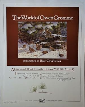 The World of Owen Gromme; A Landmark Book from the Dean of Wildlife Artists: Promotional Poster