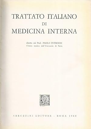 Trattato italiano di medicina interna.Tecniche e diagnostica di lasboratorio
