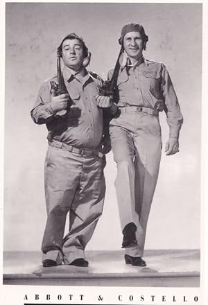 Abbott & Costello Rare French Postcard