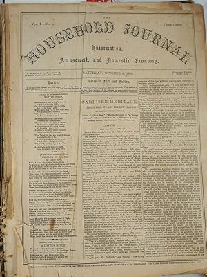 The Household Journal of Information, Amusement, and Domestic Economy Vol. 1 No. 1 - No. 25