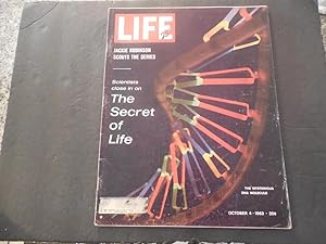 Life Oct 4 1963 Jackie Robinson Scouts The Series; DNA The Secret Of Life