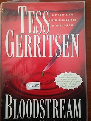 Bloodstream: A Novel of Medical Suspense. Promotional Advance Excerpt. SIGNED.